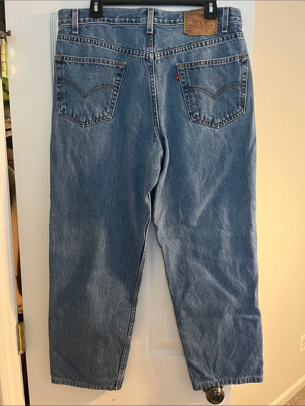 Levi's 550 Relaxed Fit Denim Jeans in Blue Wash
